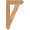 Ekena Millwork Traditional Arts & Crafts Rough Sawn Bracket, Western Red Cedar, 4"W x 18"D x 30"H BKT04X18X30TRA03RWR - alternate 2